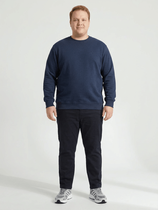 Blusão Tricot Plus Size Masculino MARINHO G2