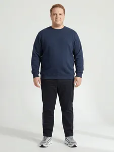Blusão Tricot Plus Size Masculino MARINHO G3