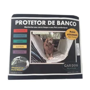 Capa para Banco de Carro Super Premium Preta Vila Flor Único
