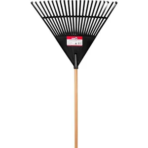 Vassoura Plástica para Grama 22 Dentes com Cabo 3129022005 - NOVE54