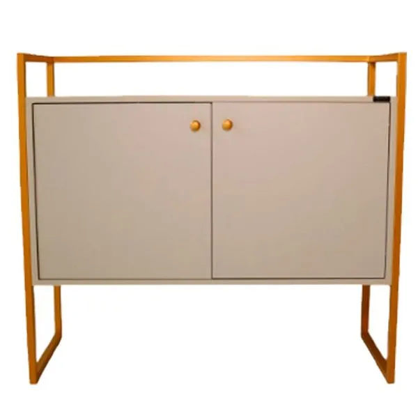 Aparador Buffet Premium Quality Modulados 2 Portas Cinza QM001 (MP)
