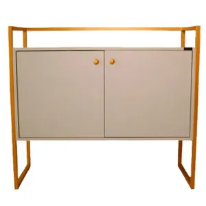 Aparador Buffet Premium Quality Modulados 2 Portas Cinza QM001 (MP)