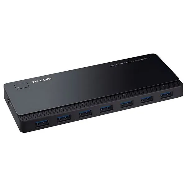 Hub Usb 3.0 UH720 com 7 Portas e Fonte de Alimentação Externa Preto TP-Link Hub Usb 3.0 UH720 com 7 Portas para Computador e Notebook Preto TP-Link
