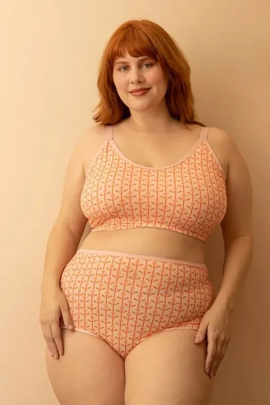 Top Sutiã Alças Largas Softskin Plus Size Rosa-GG
