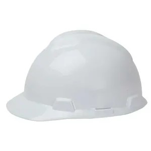 Capacete Aba Frontal com Suspensão de Tecido MSA Capacete V-GARD aba frontal PK branco 311307 - MSA