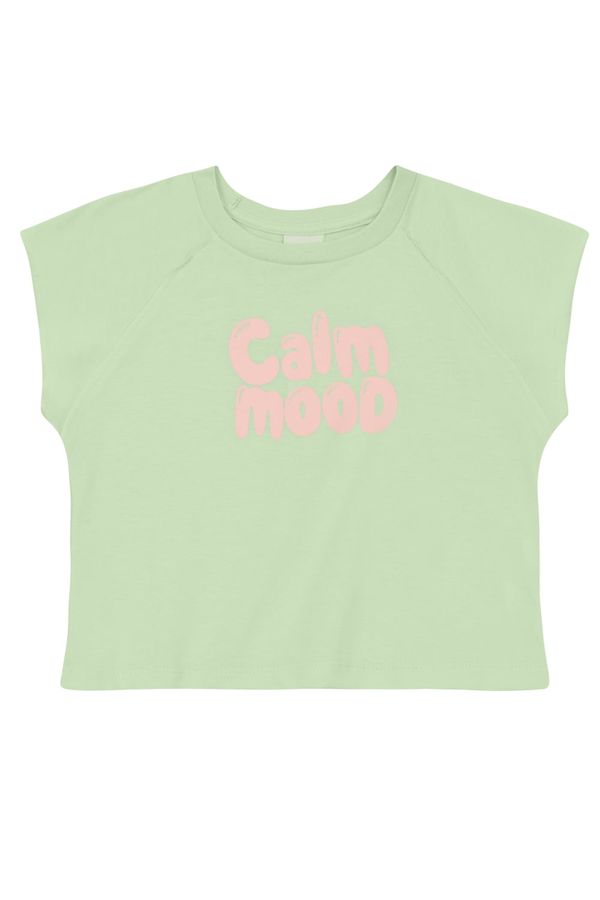 Blusa infantil menina com estampa tropical Brandili - 4