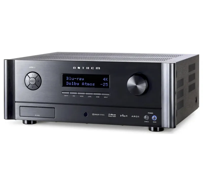 ( Usado ) Anthem Avm 60 Pré Processador Dolby Atmos e DTS: X 11.2ch -110v