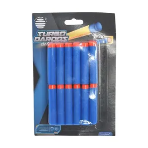 Refil de Dardos Plástico E Eva Azul 24 Peças LM2193 - honeyhome