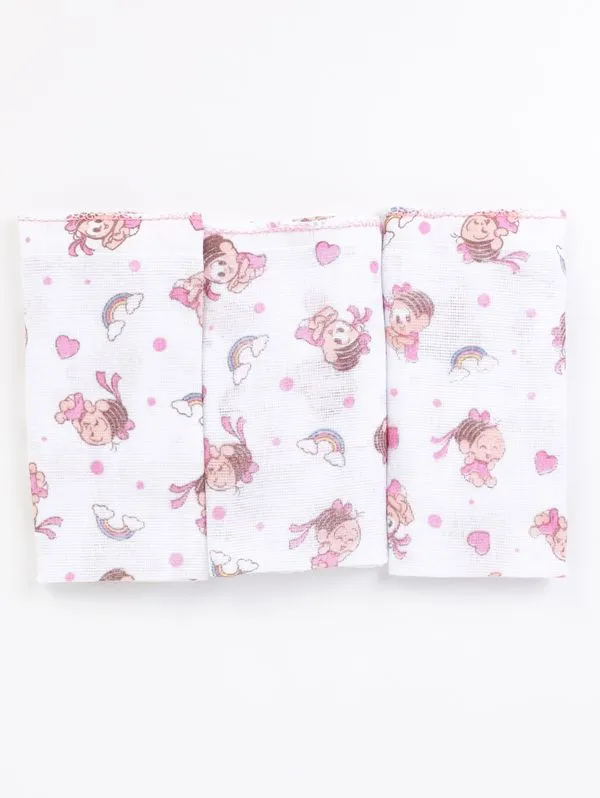 Babete Infantil Para Bebê - ROSA