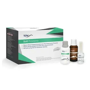 Kit Reembasador Soft Provisório Macia Autopolimerizável Tdv Rosa