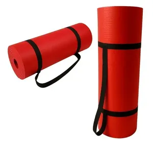 Colchonete para Academia e Yoga Colchonete Academia Tapete Yoga 100x50x10 em EVA Leve e Macio Vermelho OEM Colchonete para Academia e Yoga Tapete Yoga 100x50x10 em EVA Leve Vermelho OEM