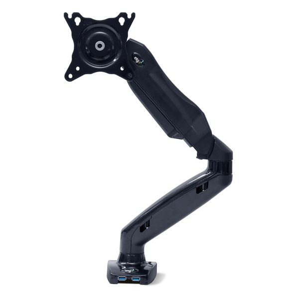 Suporte Multiarticulado Mesa ELG Com Pistão Gás Para Monitor 17 A 27Polegadas F90USB Preto
