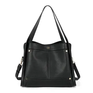 Bolsa Ombro e Tiracolo Dupla Alça Tote BS72875GA Gash PRETO