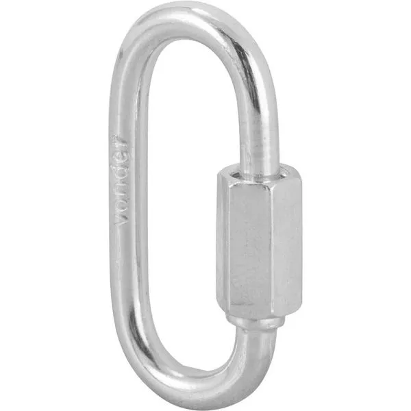 Mosquetão Reto com Rosca 12,7mm 1/2" 1.000kg - VONDER