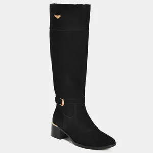 Bota Montaria Camurça Cano longo Preto 098-025-01 34