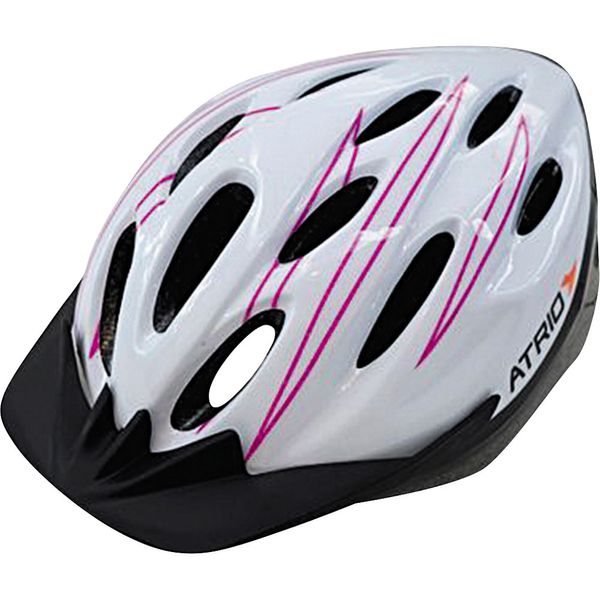 Capacete MTB BI124 Atrio Branco/Rosa M