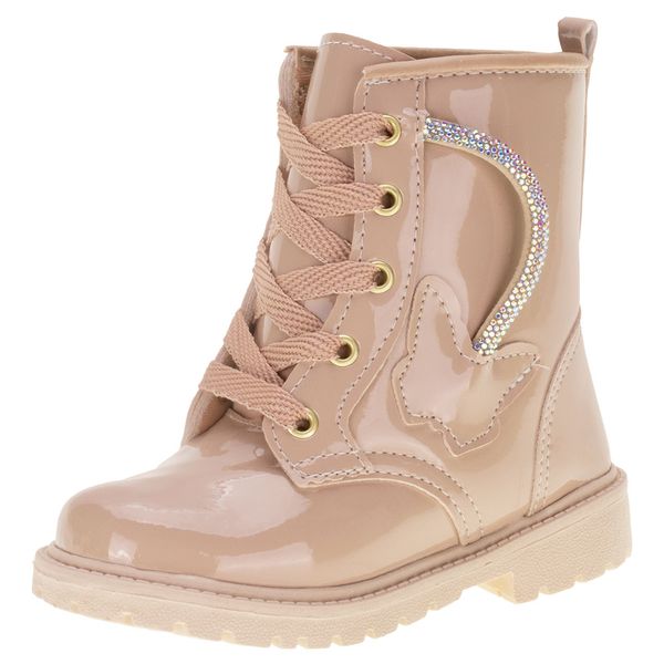 Bota Infantil Feminina Coturno Gracinha 0082 ROSA 25