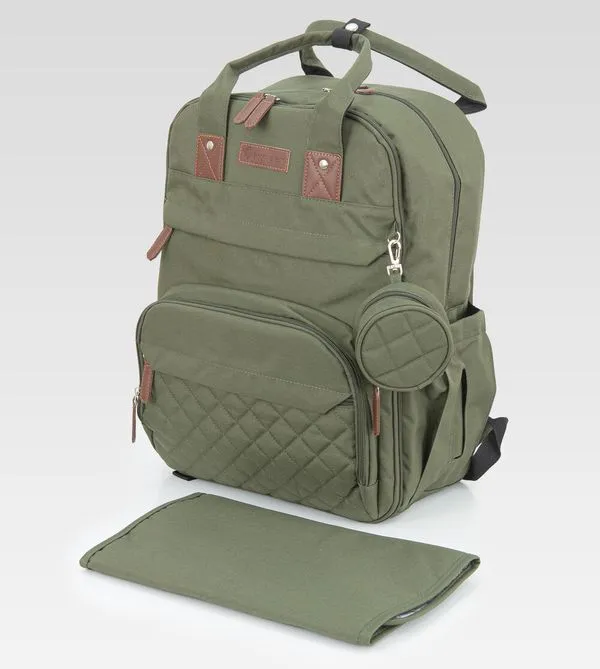 Mochila Maternidade com Trocador Verde Twibex Verde