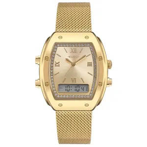 Relógio Euro Feminino Fashion Fit Sporty Dourado - EUW20101AB/4D Relógio Euro Feminino Ff Sporty Dourado - EUW20101AB/4D