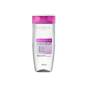 Água Micelar L'Oréal Paris Solução de Limpeza Facial 5 em 1 200ml Água Micelar LOréal Paris Solução de Limpeza Facial 5 em 1 200ml
