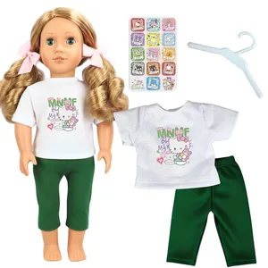 KIT ROUPA BONECA PARA OUR GENERATION - HELLO KITTY - 4 PÇS