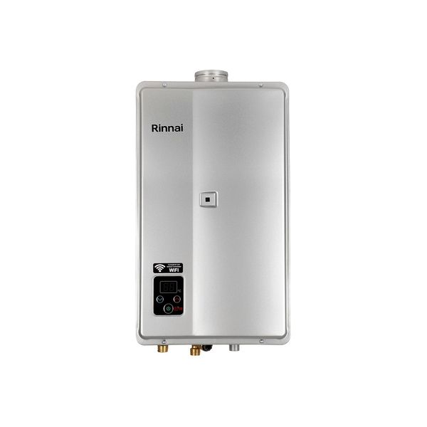 Aquecedor De Água A Gás Digital Reu-E150 Feh 15L Glp Prata Bivolt Rinnai