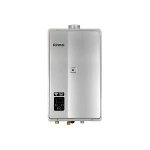 Aquecedor De Água A Gás Digital Reu-E150 Feh 15L Glp Prata Bivolt Rinnai