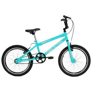 Bicicleta Bmx Sts Cross Aro 20 Quadro Aço 1v V-brake Verde Tiffany Free Action Bicicleta Bmx Sts Cross Aro 20 Quadro Aço 1v Verde Tiffany Free Action