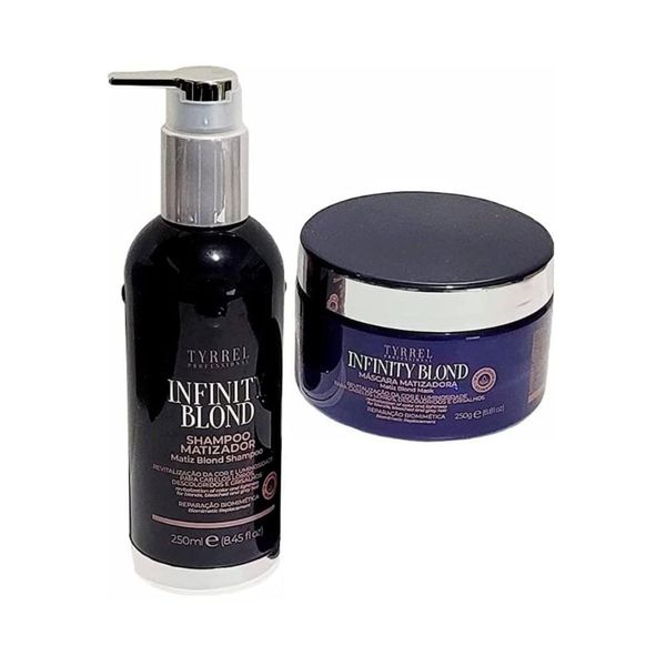 Kit Tyrrel Infinity Blond Shampoo e Máscara 250 ml