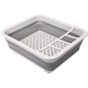 Escorredor de Louças Lovfe Branco e Cinza E17 E-BI