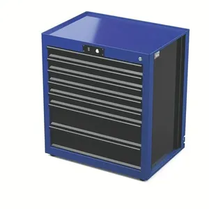 Módulo Smart System Bancada 7 Gavetas Tramontina Pro Azul Orgnizador Ferramentas Gavetas Armários Tramontina