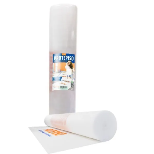 Proteção de Piso Temporária Protepiso DBI02.24 Polietileno Expandido 2mm 1,20x20m 24m2 para Obras Epex Protepiso DBI02.24 Polietileno Expandido 2mm 1,20x20m 24m2 para Reforma e Manutenção Epex
