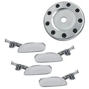 Kit Tuning Aplique Tampa de Combustível e Maçanetas Internas Prata Acetinado Peugeot 206 e 206 SW 4 Portas Acabamento Kit Tuning Aplique Tampa de Combustível e Maçanetas Internas Prata Acetinado Peugeot 206 e 206 SW 4
