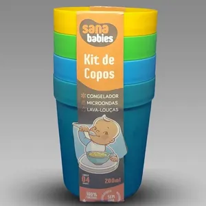 Kit Copo Infantil Pequenos 200 ml 9319 9319