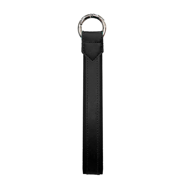 Alça para garrafa com argola em metal resistente - Preto | Goldentec