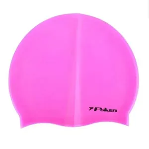 Touca De Natação Poker 100 Silicone Adulto - Rosa - U