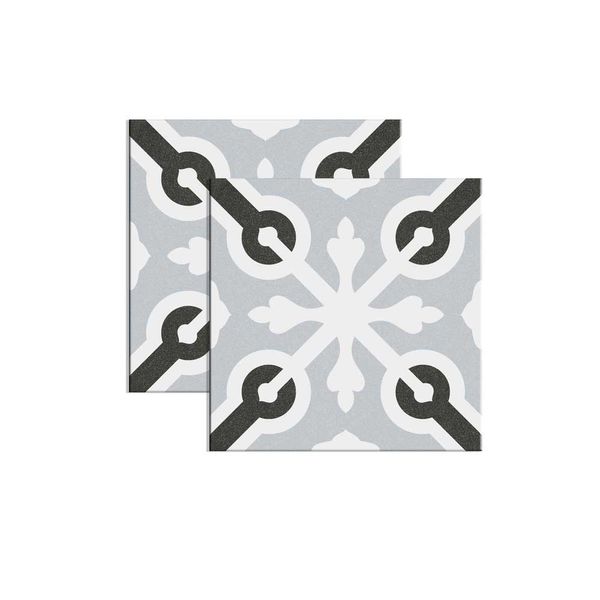 Cerâmica hidráulica 20x20cm linha 1900 Lagostera Gris Colormix
