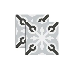 Cerâmica hidráulica 20x20cm linha 1900 Lagostera Gris Colormix