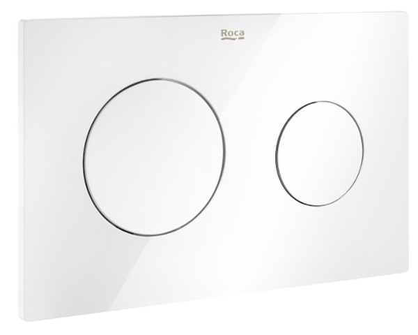 Placa de Acionamento PL10 3/6L Branco Roca