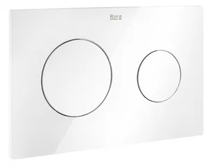 Placa de Acionamento PL10 3/6L Branco Roca