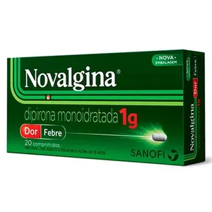 Novalgina 1G 20 Comprimidos Sanofi-Aventis Referencia
