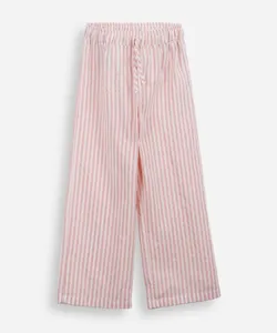calça pijama infantil com algodão listrada - multicor 8