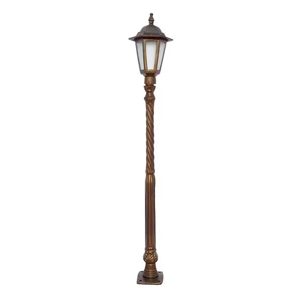 Poste para Jardim Amazonas de Alumínio 1,14m Resistente à Maresia Luminárias N. Sra. da Guia Poste para Jardim Amazonas Alumínio 1,14m Resistente à Maresia