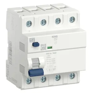 Interruptor nominal residual 40A Tetrapolar Branco RDWS-AC-30mA Weg