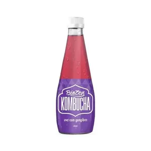Chá Biozen Kombucha Uva com Gengibre 330ml