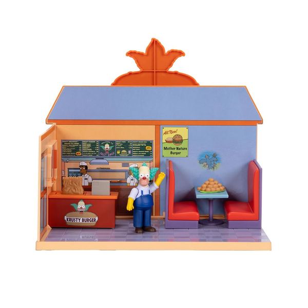 Playset Diorama Krusty Burger com Boneco - Os Simpsons