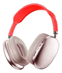 Fone de Ouvido Sem Fio Peining Bluetooth Com Microfone Air Top Pei-P9 Vermelho