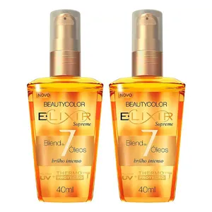 Kit Óleo Capilar Elixir Beautycolor Blend 7 Óleos 40ml - 2 Unidades