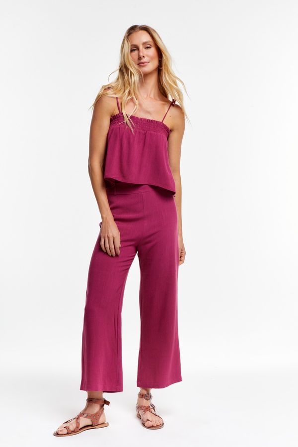 CALÇA LINHO STRONG UVA - 34
