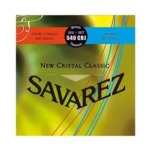 Encordoamento Violão Nylon 540CRJ Cristal Classic Tensão Média-Alta 6 Cordas Savarez Encordoamento Violão Nylon 540CRJ Cristal Classic Tensão Média-Alta Savarez